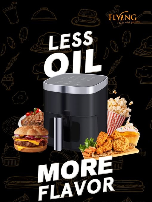 6L electric digital air fryer oven