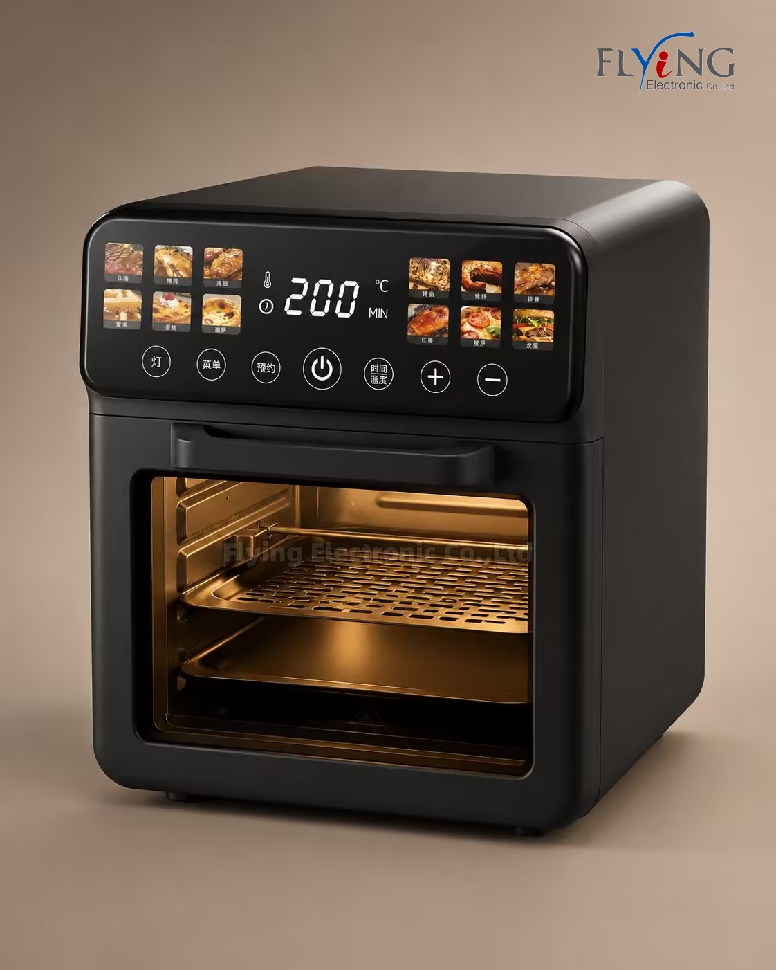 Large Capacity Digital Air Fryer Non-Stick Pot OEM Supplier